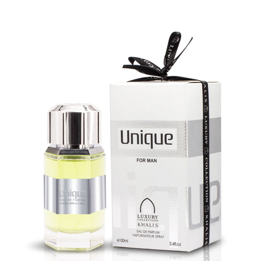 100 ml Eau de Perfume QUNIQUE FOR MEN Drevitá Vôňa pre Mužov