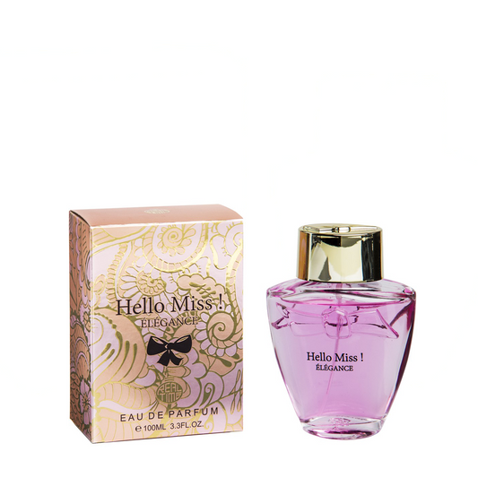 100 ml Eau de Parfum "Hello Miss! Elégance" Kvetinovo-ovocná Vôňa pre Ženy