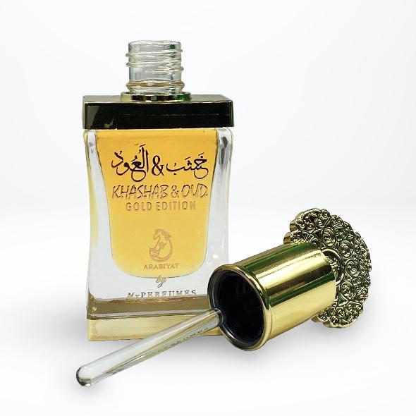 12 ml Parfume Oil Khashab & Oud Gold Edition Orientálna Ovocno-kvetinová Vôňa pre Mužov