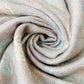 Šál-šatka zo 100% Pravého Pashmina Kašmíru, 70 cm x 170 cm, Lesklá biela farba s motýľom vzorom