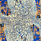 100% Hodvábny Šál, 90 cm x 180 cm, Klimtov Impresionistický Strom Života