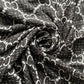 Šál-šatka zo 100% Pravého Hodvábu, 90 cm x 180 cm, Čiernobiely vzor