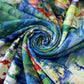 Vlnený šál-šatka, 70 cm x 180 cm, Monet-Water Lilies Painting