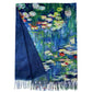 Vlnený šál-šatka, 70 cm x 180 cm, Monet-Water Lilies Painting