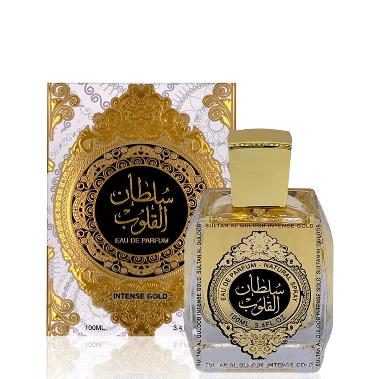 100 ml Eau de Parfume Sultan Al Quloob Intense Gold Korenistá Drevitá Vôňa pre Mužov a Ženy - KlenotTV.sk