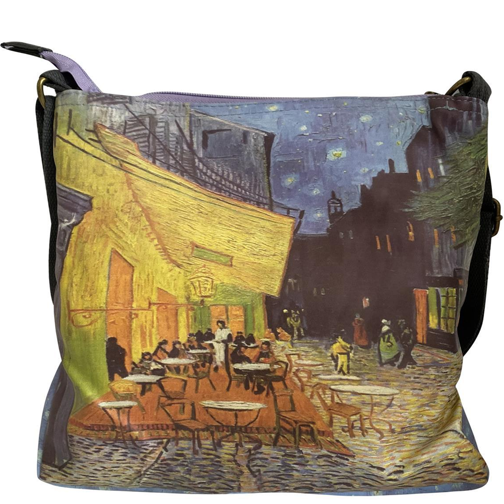 Nákupná taška, Van Gogh - Terrace At Night, 29 cm x 26 cm - KlenotTV.sk