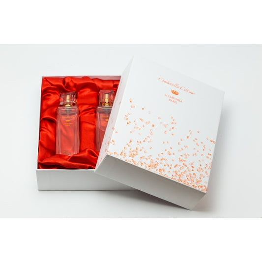 2 x 30ml Eau de Parfum Dámsky Sladký Kvetinový Jemne Korenený Parfém s Pravými Citrínmi