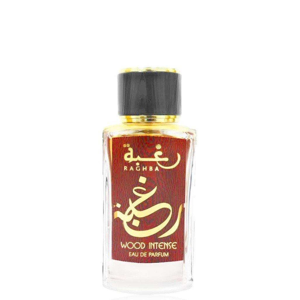100 ml Eau de Parfume Raghba Wood Intense + 200 ml Deo Darčeková Sada Intenzívna Sladká Orientálna Vôňa pre Mužov 4 100 ml Eau de Parfume Raghba Wood Intense + 200 ml Deo Darčeková Sada Intenzívna Sladká Orientálna Vôňa pre Mužov - KlenotTV.sk