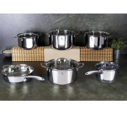 Berlinger Haus 12-dielna Sada Nádob z Nerezovej Ocele, Silver Jewellery Collection